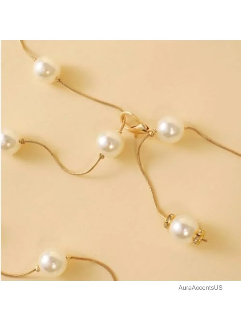 Pearl Flower Waist Chain Belt Body Jewelry Women Gold Chain Belt